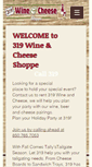 Mobile Screenshot of 319wineandcheese.com