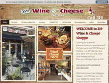 Tablet Screenshot of 319wineandcheese.com